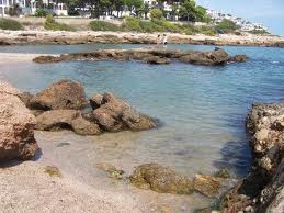 Calas de la costa sur de Peñíscola